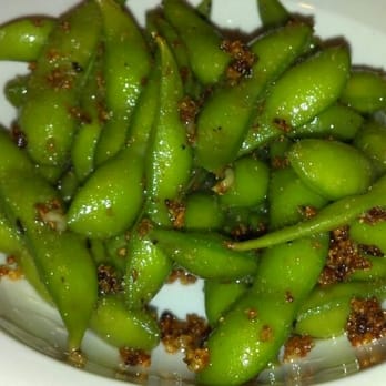 Chobop - Garlic edamame. This was made just right. Yum!! - Sushi Bars Near Me - Costa Mesa, California