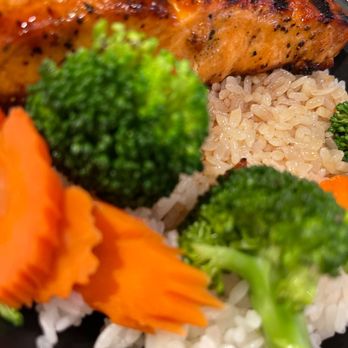 Bento Box - Salmon Teriyaki Rice Bowl - Japanese Near Me - Sacramento, California Bento Box - Salmon Teriyaki Rice Bowl - Japanese Near Me - Sacramento, California