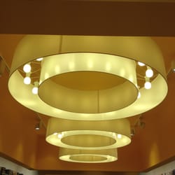 LEGO Store - Huge Lego block lighting