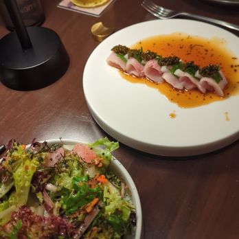 Nami - Nami salad and hamachi with truffle ponzu - Japanese Near Me - Orlando, Florida Nami - Nami salad and hamachi with truffle ponzu - Japanese Near Me - Orlando, Florida