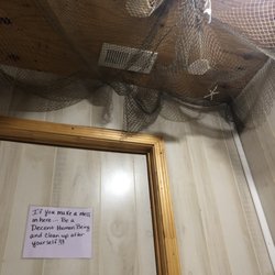 Treasure Island - The sign in the bathroom