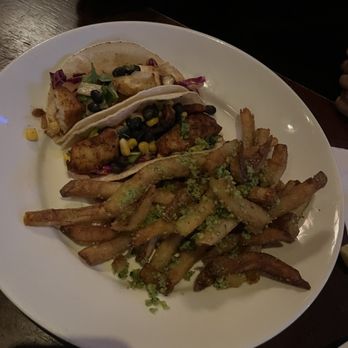 Marlow's Tavern - Fish Tacos with Parmesan Fries - New American Near Me - Orlando, Florida