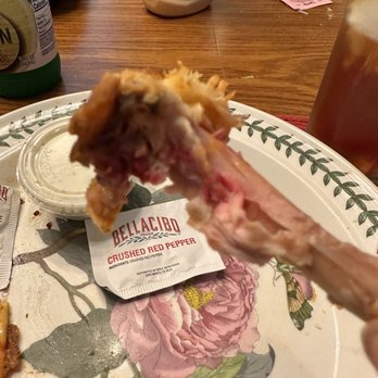 Lost Pizza Co - One of the bloody chicken wings - Pizza Near Me - Collierville, Tennessee Lost Pizza Co - One of the bloody chicken wings - Pizza Near Me - Collierville, Tennessee