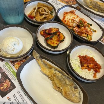 BCD Tofu House - Banchan - Korean Near Me - Irvine, California