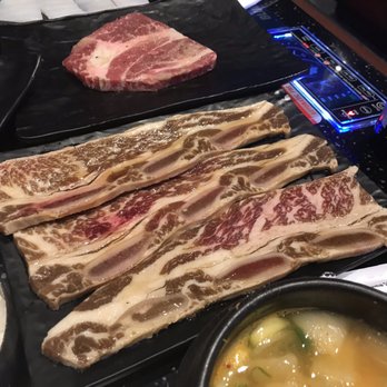 Manna Shabu - #1 Manna Signature Short Ribs + #15 Signature Steak - Korean Near Me - Carrollton, Texas