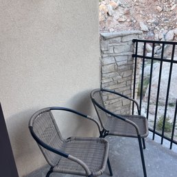 The private patio for the tower suite isn't shown on the website I don't think. This one's..fine.