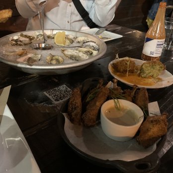 District - Oysters on the Half Shell were ok. Crispy Spiced Chicken Wings were too salty - Tapas/Small Plates Near Me - San Jose, California District - Oysters on the Half Shell were ok. Crispy Spiced Chicken Wings were too salty - Tapas/Small Plates Near Me - San Jose, California