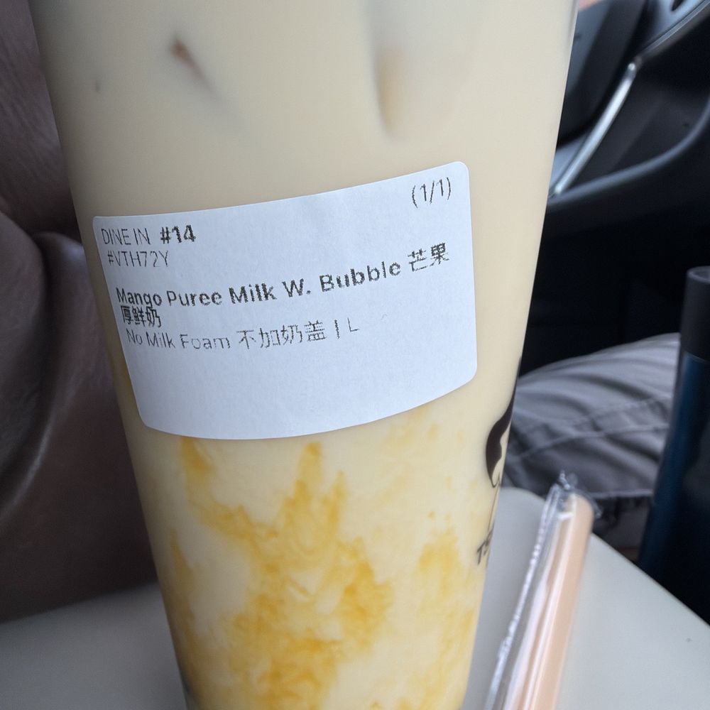 Tsaocaa - Richmond - Mango puree bubble - Bubble Tea Near Me - Richmond, Virginia Tsaocaa - Richmond - Mango puree bubble - Bubble Tea Near Me - Richmond, Virginia
