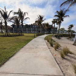 Club Med Sandpiper Bay - Walking from breakfast back to room by the bay