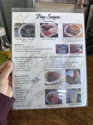 Menu photo 7 Tiny Saigon Corona, CA