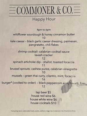 Menu photo 4 Commoner & Co Tucson, AZ Menu photo 4 Commoner & Co Tucson, AZ