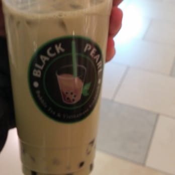 Black Pearl Bubble Tea - Green milk tea with boba - Juice Bars & Smoothies Near Me - Lexington, Kentucky