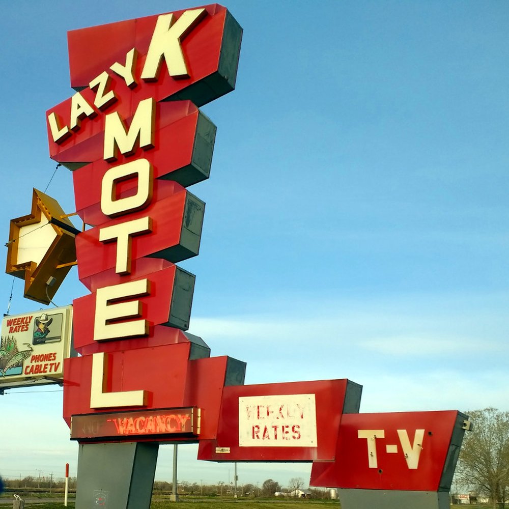 lazy k motel - Awesome sign!  Photo taken May 2018 - Hotels Near Me - Ogallala, Nebraska