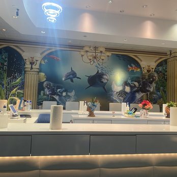 Dr Fish Spa - Gorgeous atmosphere with plenty of chairs. Very relaxing! - Day Spas Near Me - Las Vegas, Nevada Dr Fish Spa - Gorgeous atmosphere with plenty of chairs. Very relaxing! - Day Spas Near Me - Las Vegas, Nevada