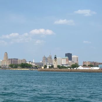 Buffalo Boat Tours - Buffalo skyline. Taken from the history boat tour. - Boat Tours Near Me - Buffalo, New York
