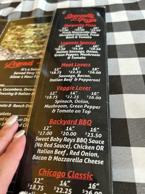 Menu photo 7 Legends Pizza Carol Stream, IL
