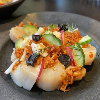 Bon Mot - Day boat Scallops - Korean Near Me - Cupertino, California Bon Mot - Day boat Scallops - Korean Near Me - Cupertino, California