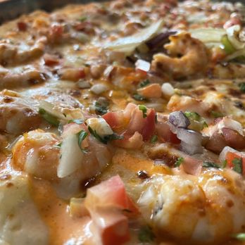 Mr Taco Nice - Close-up of the Shrimp Pizza. So good! - Tacos Near Me - Anaheim, California Mr Taco Nice - Close-up of the Shrimp Pizza. So good! - Tacos Near Me - Anaheim, California