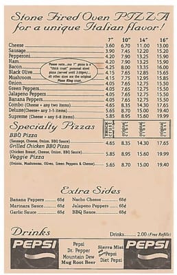 Menu photo 2 Pizza King Jeffersonville, IN Menu photo 2 Pizza King Jeffersonville, IN