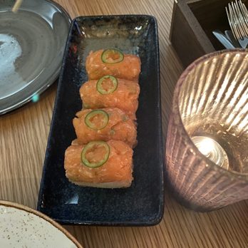 KYU - Salmon Crispy Rice - Asian Fusion Near Me - New York, New York