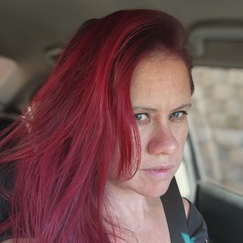 Tribe Hair Artistry - My red dyed hair without bleach (after) for comparison - Hair Salons Near Me - Wildomar, California Tribe Hair Artistry - My red dyed hair without bleach (after) for comparison - Hair Salons Near Me - Wildomar, California