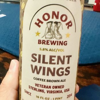 Honor Brewing - Silent Wings - can of beer - Trivia Hosts Near Me - Sterling, Virginia