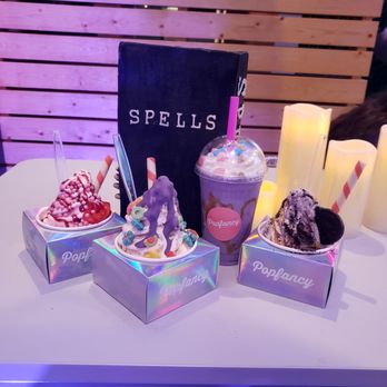 Popfancy Dessert Bar - Choco lover swirl, strawberry swirl, cereal monster swirl, and taro lucky charms shake. - Desserts Near Me - Houston, Texas Popfancy Dessert Bar - Choco lover swirl, strawberry swirl, cereal monster swirl, and taro lucky charms shake. - Desserts Near Me - Houston, Texas