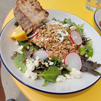 The Yellow Table Café - Special salad...farro, feta, mint - Cafes Near Me - Nashville, Tennessee
