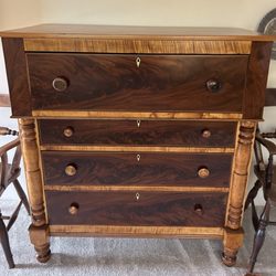The Village Woodsmith - This dresser was stained a dark dark brown.