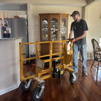 Ramsier's Marble Granite and Quartz - special machine used to bring countertop in home - Countertop Installation Near Me - Amherst, Ohio Ramsier's Marble Granite and Quartz - special machine used to bring countertop in home - Countertop Installation Near Me - Amherst, Ohio