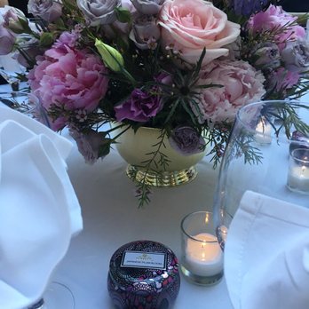 Jean-Pascal Florist - Birthday party centerpieces match the candle! - Florists Near Me - Beverly Hills, California