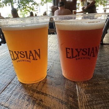 Elysian Fields - Hydra Hefeweizen and Odd Berry Citrus Sour - New American Near Me - Seattle, Washington