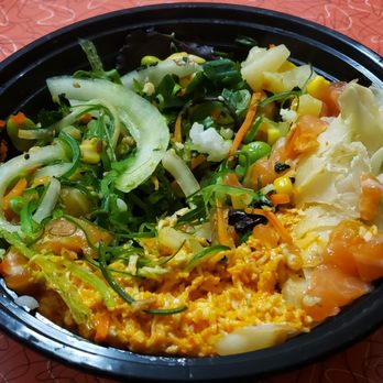 Poke Haven - Half eaten poke before photo got captured - Poke Near Me - Rancho Cucamonga, California Poke Haven - Half eaten poke before photo got captured - Poke Near Me - Rancho Cucamonga, California