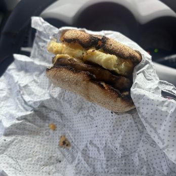Chick-fil-A - Breakfast Sausage, Egg & Cheese Muffin - Fast Food Near Me - La Mirada, California