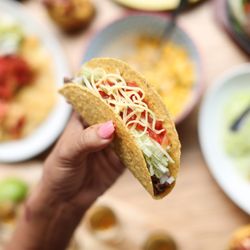 Taco Bill Mexican Restaurant - Tacos, choose hard shell or soft shell served with crispy lettuce, salsa and cheese!