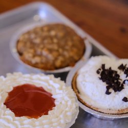 Leoda's Kitchen and Pie Shop - guava chiffon pie, chocolate haupia pie, pineapple mac nut pie