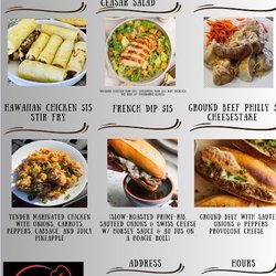 Serges Food Truck - Menu
