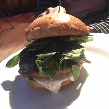 Lenny's - Salmon burger - Gastropubs Near Me - Westbrook, Maine Lenny's - Salmon burger - Gastropubs Near Me - Westbrook, Maine