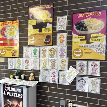 Acai Monkey Bowls - Coloring station - Bubble Tea Near Me - Cornelius, Oregon Acai Monkey Bowls - Coloring station - Bubble Tea Near Me - Cornelius, Oregon