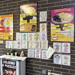 Acai Monkey Bowls - Coloring station