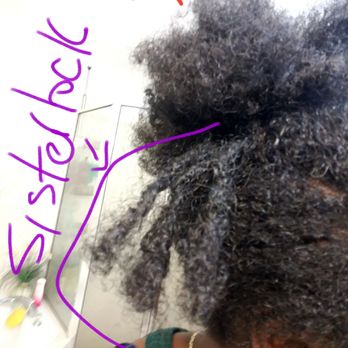 Queen of Roots - My sisterlocks compare to my loose hair.  Sabrina charged $300 for me to maintain, other consultants refused to touch this. - Hair Salons Near Me - Apopka, Florida