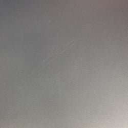 This is a picture of more scratches on the hood