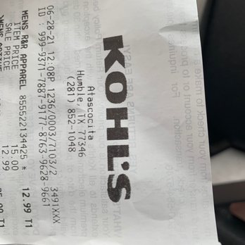 Kohl's - Department Stores Near Me - ATASCOCITA, Texas