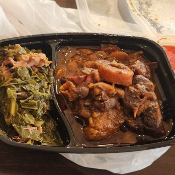 Whole Lotta Soul - Braised Oxtails with 1 Side, Collard Greens - Comfort Food Near Me - Austin, Texas Whole Lotta Soul - Braised Oxtails with 1 Side, Collard Greens - Comfort Food Near Me - Austin, Texas