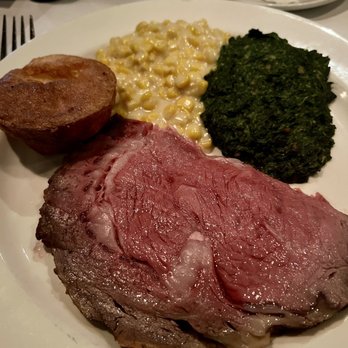 Five Crowns - California cut with creamed spinach and creamed corn - Steakhouses Near Me - Corona del Mar, California