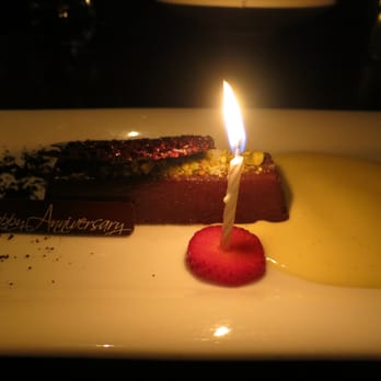 Solbar - Chocolate marquise. The staff was so sweet and made our anniversary all the more special. Thank you! - New American Near Me - Calistoga, California Solbar - Chocolate marquise. The staff was so sweet and made our anniversary all the more special. Thank you! - New American Near Me - Calistoga, California