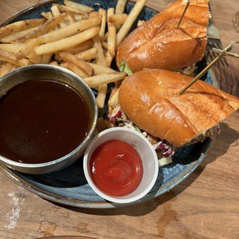 Eureka! - Pulled pork sandwich. - American Near Me - Boise, Idaho Eureka! - Pulled pork sandwich. - American Near Me - Boise, Idaho