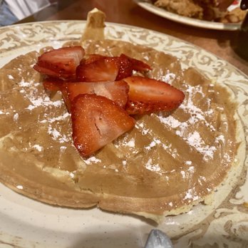 Another Broken Egg Cafe - Belgian waffle (partially eaten by my wife who was getting hangry) - Breakfast & Brunch Near Me - Clearwater, Florida Another Broken Egg Cafe - Belgian waffle (partially eaten by my wife who was getting hangry) - Breakfast & Brunch Near Me - Clearwater, Florida