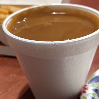 Lisa's Chicken - Large order of brown gravy (hubby dips his fries in it) - Fast Food Near Me - Arlington, Texas