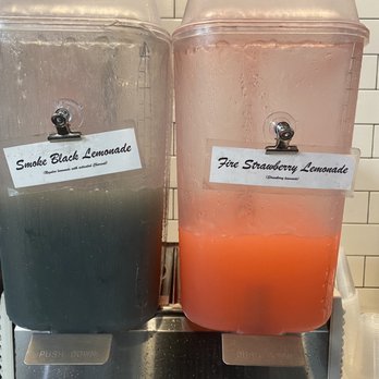 Smoke & Fire Social Eatery - Smoke Black Lemonade and Fire Strawberry Lemonade - Comfort Food Near Me - Paramount, California Smoke & Fire Social Eatery - Smoke Black Lemonade and Fire Strawberry Lemonade - Comfort Food Near Me - Paramount, California